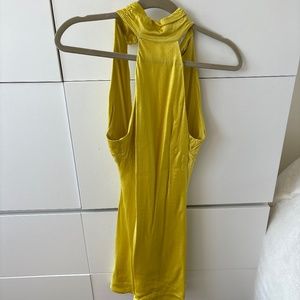 MESHKI YELLOW MINI DRESS SIZE XS